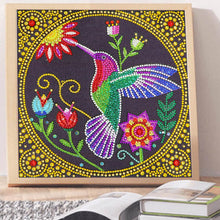 Load image into Gallery viewer, Crystal Rhinestone Diamond Painting Kit | Hummingbird
