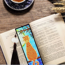 Load image into Gallery viewer, DIY Diamond Painting Bookmark | Cat&#39;s back view
