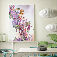 Load image into Gallery viewer, Crystal Rhinestone Diamond Painting Kit | Butterfly Girl (16x20inch)

