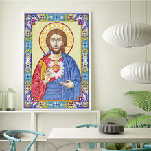 Load image into Gallery viewer, Crystal Rhinestone Diamond Painting Kit | Religious Figure Jesus
