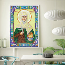 Load image into Gallery viewer, Crystal Rhinestone Diamond Painting Kit | Religious Female Figures
