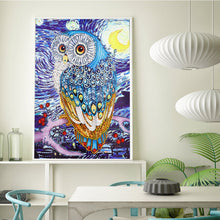 Load image into Gallery viewer, Crystal Rhinestone Diamond Painting Kit | Owl (16x20inch)
