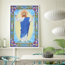 Load image into Gallery viewer, Crystal Rhinestone Diamond Painting Kit | Religious Figure Jesus
