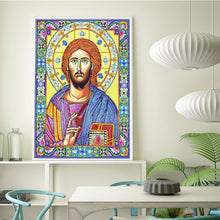 Load image into Gallery viewer, Crystal Rhinestone Diamond Painting Kit | Religious Figure Jesus
