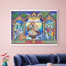 Load image into Gallery viewer, Crystal Rhinestone Diamond Painting Kit | Religious Leaders
