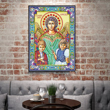 Load image into Gallery viewer, Crystal Rhinestone diamond painting kit | religious figures Virgin and Jesus
