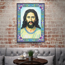 Load image into Gallery viewer, Crystal Rhinestone Diamond Painting Kit | Religious Figure Jesus
