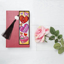 Load image into Gallery viewer, DIY Diamond Painting Bookmark | Heart
