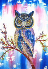 Load image into Gallery viewer, Crystal Rhinestone Diamond Painting Kit | Animal Owl
