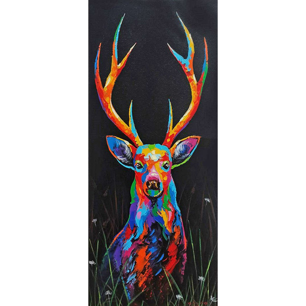 Full Diamond Painting kit | Watercolor sika deer