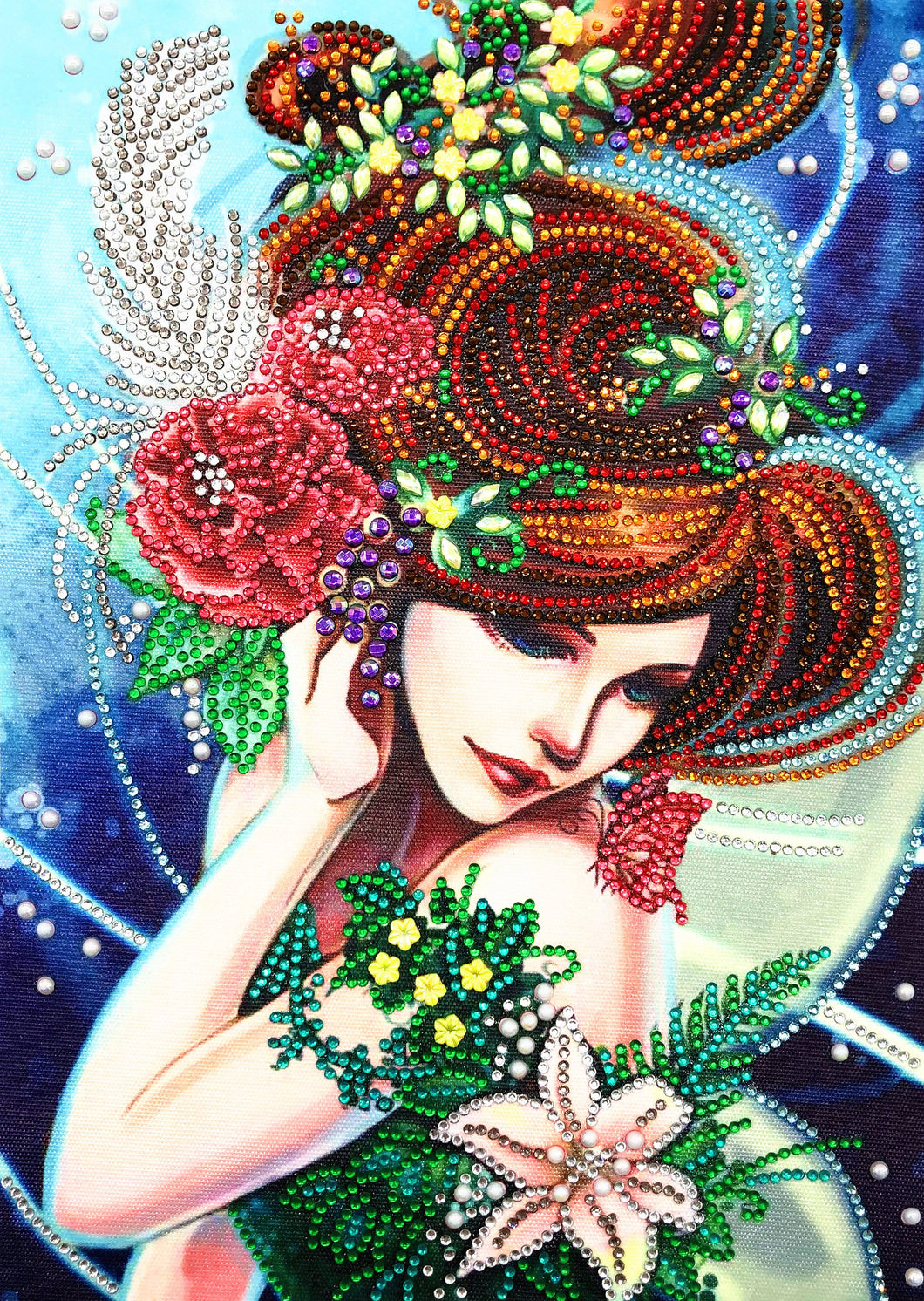 Crystal Rhinestone Diamond Painting Kit | Beautiful girl
