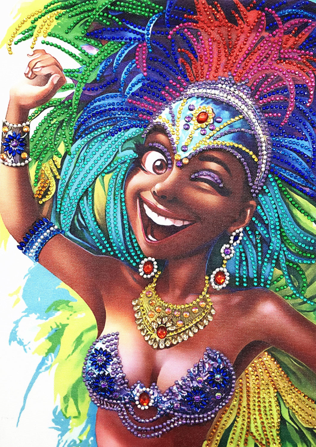 Crystal Rhinestone Diamond Painting Kit | African active girl