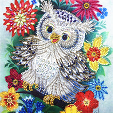 Load image into Gallery viewer, Crystal Rhinestone Diamond Painting Kit | Cartoon Owl
