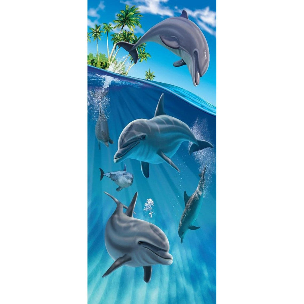 Full Diamond Painting kit | Dolphins