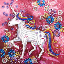 Load image into Gallery viewer, Crystal Rhinestone Diamond Painting Kit | Cartoon Animal Unicorn
