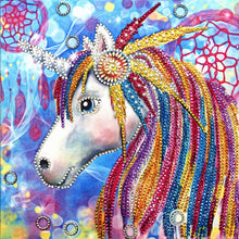 Load image into Gallery viewer, Crystal Rhinestone Diamond Painting Kit | Cartoon Animal Unicorn
