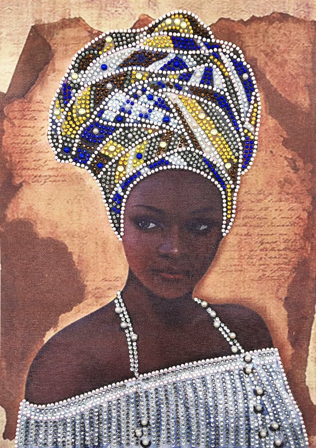 Crystal Rhinestone Diamond Painting Kit | African women