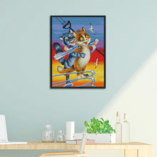 Load image into Gallery viewer, 11CT Full Cross Stitch | Couple Cat (36x46cm)
