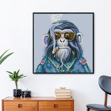 Load image into Gallery viewer, 11CT Full Cross Stitch | Mr. Orangutan (36x36cm)
