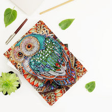 Load image into Gallery viewer, DIY Diamond Painting | Owl Notebook
