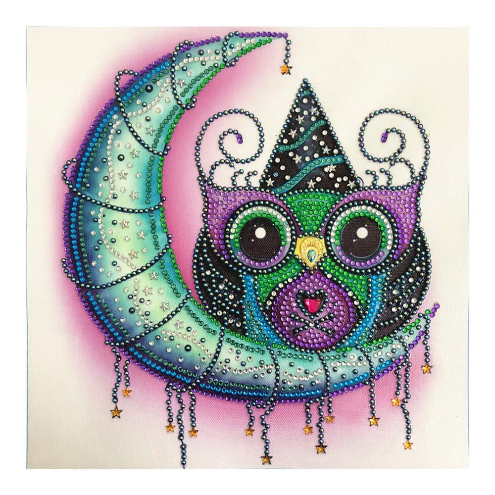 Crystal Rhinestone Diamond Painting Kit | Cartoon Owl