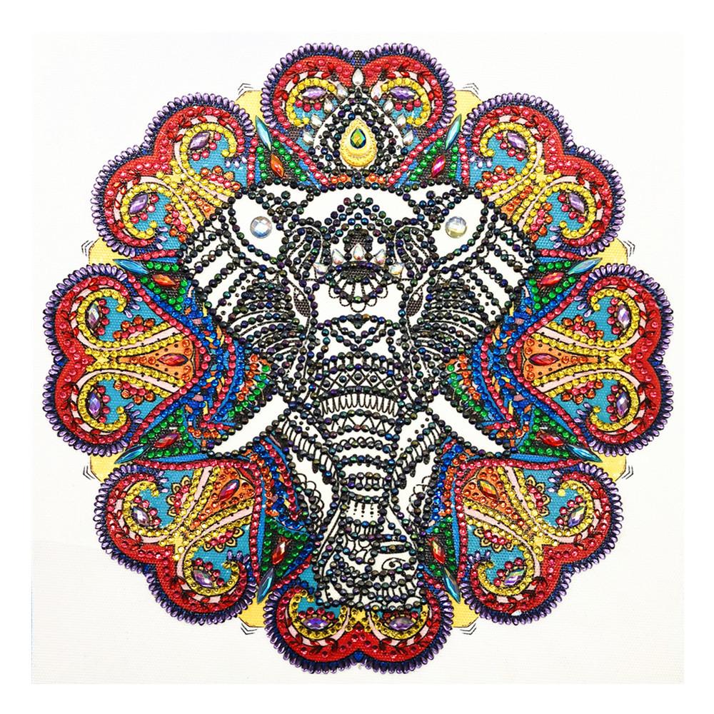 Crystal Rhinestone Diamond Painting Kit | Elephant Trunk