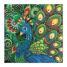 Load image into Gallery viewer, Crystal Rhinestone Diamond Painting Kit | Animal Peacock
