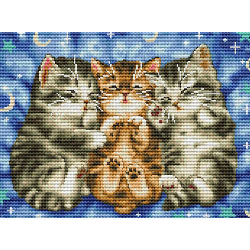 11CT Full Cross Stitch | Cat (36x46cm)