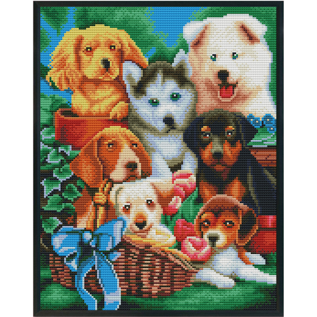 11CT Full Cross Stitch | dog (36x46cm)