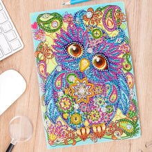 Load image into Gallery viewer, DIY Diamond Painting | Owl Notebook
