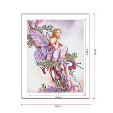 Load image into Gallery viewer, Crystal Rhinestone Diamond Painting Kit | Butterfly Girl (16x20inch)
