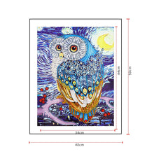 Load image into Gallery viewer, Crystal Rhinestone Diamond Painting Kit | Owl (16x20inch)
