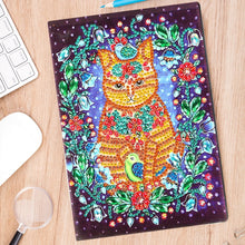 Load image into Gallery viewer, DIY Diamond Painting Notebook | Cat
