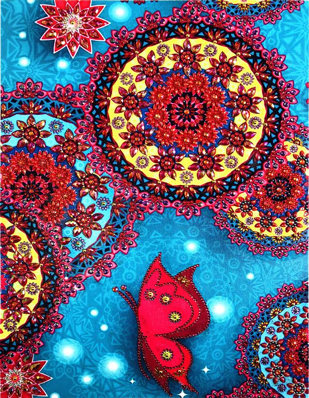 Crystal Rhinestone Diamond Painting Kit | Mandala Flower(16x20inch)