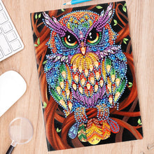 Load image into Gallery viewer, DIY Diamond Painting | Owl Notebook
