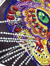 Load image into Gallery viewer, Crystal Rhinestone diamond painting kit | three-eyed civet cat

