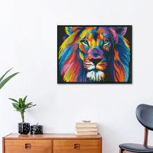 Load image into Gallery viewer, 11CT Full Cross Stitch | Colorful lion (36x46cm)
