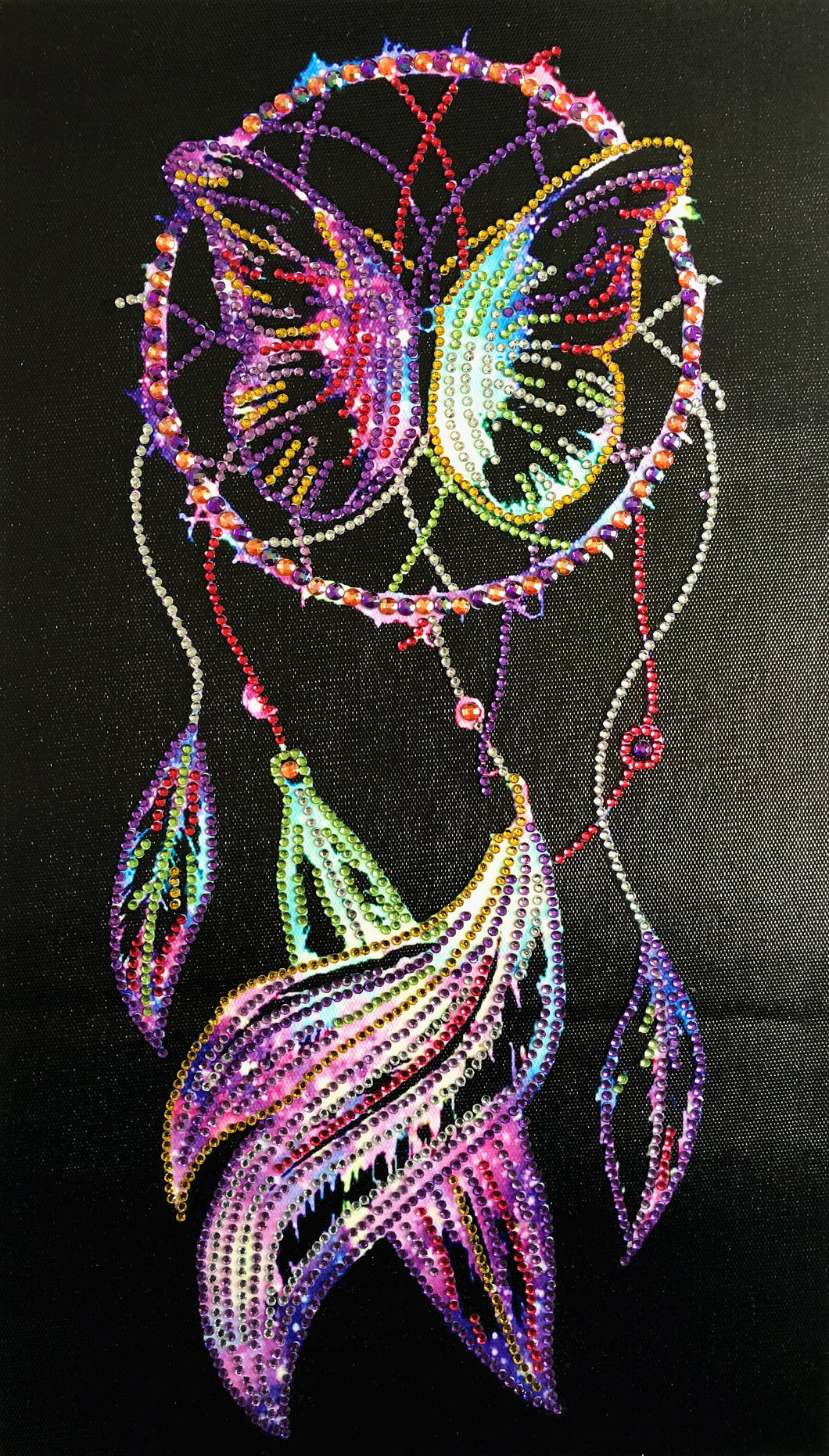 Crystal Rhinestone Diamond Painting Kit | Dreamcatcher Butterfly