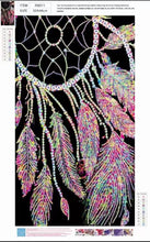 Load image into Gallery viewer, Crystal Rhinestone Diamond Painting Kit | Dreamcatcher Feather
