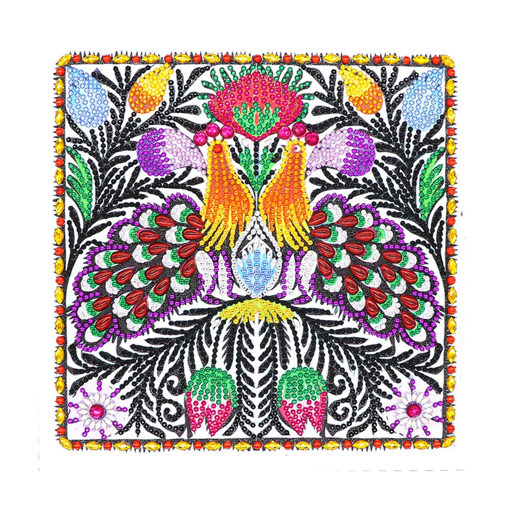 Crystal Rhinestone Diamond Painting Kit | Peacock