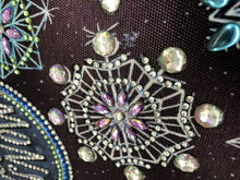 Load image into Gallery viewer, Crystal Rhinestone Diamond Painting Kit | Chalkboard Painting Snowflakes
