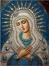 Load image into Gallery viewer, Crystal Rhinestone diamond Painting Kit | Religious Female Figure
