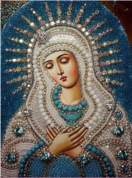 Crystal Rhinestone diamond Painting Kit | Religious Female Figure