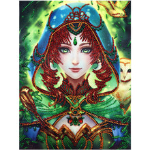 Load image into Gallery viewer, Crystal Rhinestone Diamond Painting Kit | Elf Girl
