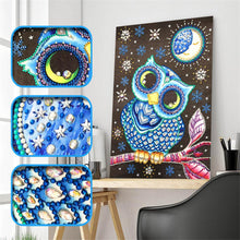 Load image into Gallery viewer, Crystal Rhinestone Diamond Painting Kit | Cartoon Animal Owl
