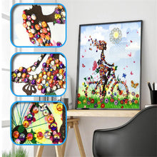 Load image into Gallery viewer, Crystal Rhinestone Diamond Painting Kit | Girl riding a bicycle
