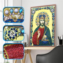 Load image into Gallery viewer, Crystal Rhinestone Diamond Painting Kit | Religious Leaders
