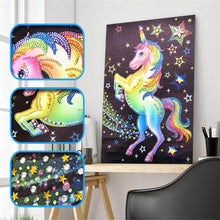 Load image into Gallery viewer, Crystal Rhinestone Diamond Painting Kit | Animal Unicorn
