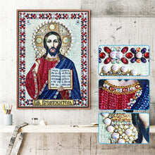 Load image into Gallery viewer, Crystal Rhinestone Diamond Painting Kit | Religious Figures
