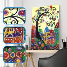 Load image into Gallery viewer, Crystal Rhinestone Diamond Painting Kit | Cartoon Town
